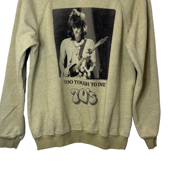 Rolling Stone x People of Leisure "Too Tough To Die" crew neck sweater size M - Picture 5 of 8
